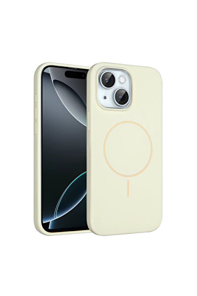 halkhouse İphone 14 & İphone 13 Kılıf Kamera Korumalı Mage Safe Özellikli Jok...