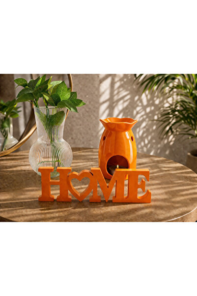 farist Home Yazılı Dekoratif Biblo Ve Masaüstü Dekor - Beyaz - Plastik 22 cm