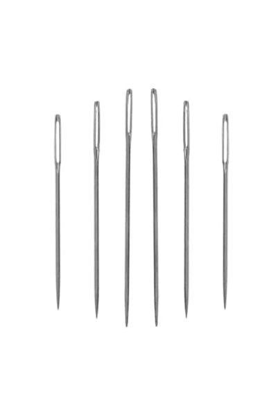 OEM Ίσιες Βελόνες Κεντήματος, Μεταλλικές, 6 τεμάχια, 4.5 εκ.