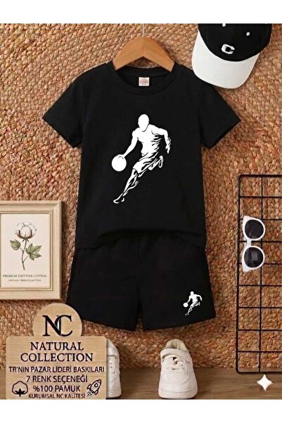 Nice Clothes ΚΑΛΟΚΑΙΡΙΝΟ ΠΑΙΔΙΚΟ ΜΠΛΟΥΖΑΚΙ ΚΑΙ ΣΟΡΤΣ UNISEX (ΜΑΥΡΟ ΜΠΕΣΤΕΡΝΤ)