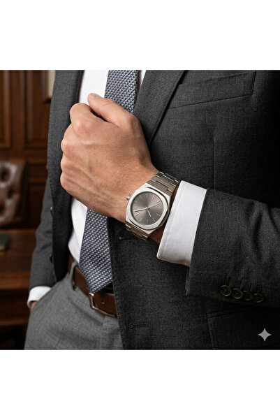 Arenmc store Modern Luxury Design Integrated Steel Band Men's Watch - 38Mm/40...