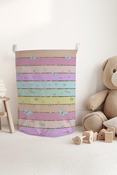 Talia Home Organizator pentru camera copiilor și bebelușilor cu model cu dung...