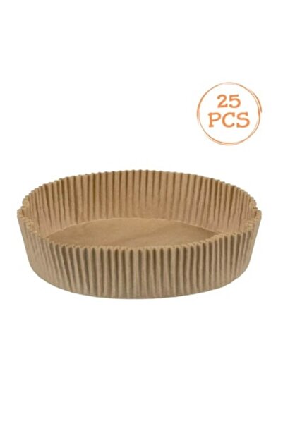 OEM Χαρτί ψησίματος για Φριτέζα Αέρος, Στρογγυλό, 25 τεμάχια, Ø20x4.5εκ.