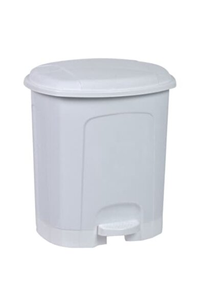 Wonderland Coș de gunoi din plastic, alb, 11,5 L