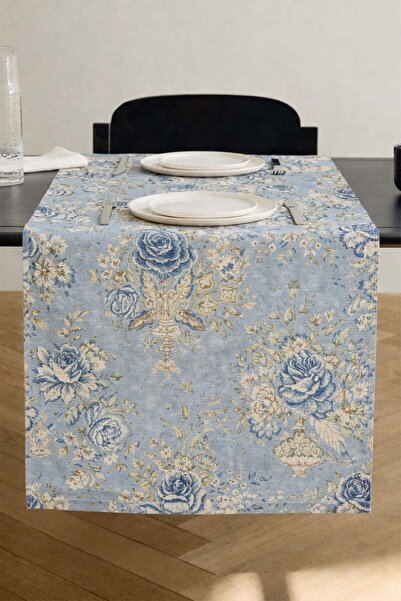 dekomall home & living Traversă de masă franceză 50*150 Cm-RUNR027