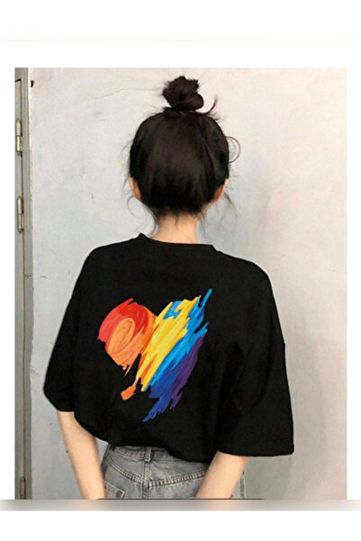 TİMİSİVA Μπλουζάκι Unisex oversized με τύπωμα με κοντό μανίκι και λαιμόκοψη, ...