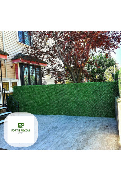 Fortis Peyzaj Fabrikadan Çim Çit 120cm x 9metre Çim Örgülü Bahçe Çiti + Bağla...