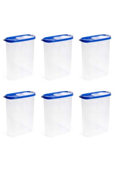 OEM Σετ 6 δοχείων αποθήκευσης δημητριακών με διανομέα και καπάκι