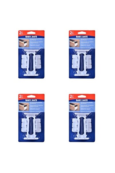 Wonderland Σετ 8 κλειδαριών συρταριών για την ασφάλεια των παιδιών, Λευκό