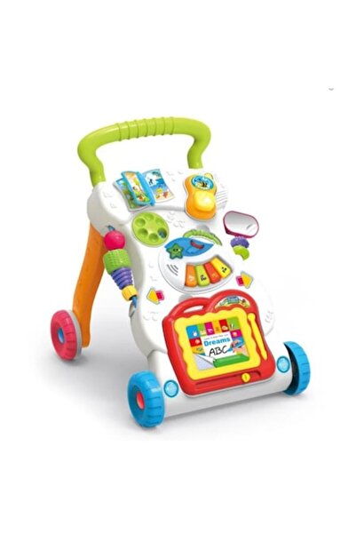 Wonderland Περιπατητήρας μωρού με πάνελ δραστηριοτήτων, ήχους και φώτα, Πολύχ...