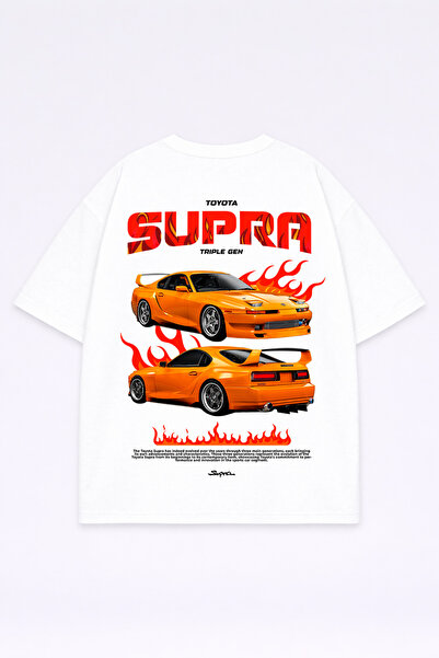 LORVEX Unisex Oversize T-Shirt 100% βαμβακερό T-Shirt με στάμπα, άνετη εφαρμο...