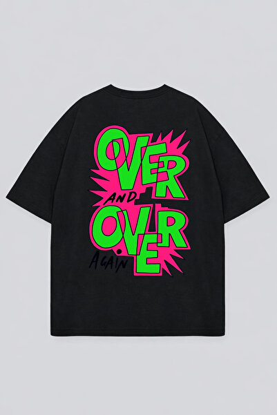 LORVEX Unisex Oversize T-Shirt 100% Cotton Printed T-Shirt Comfortable Fit Da...