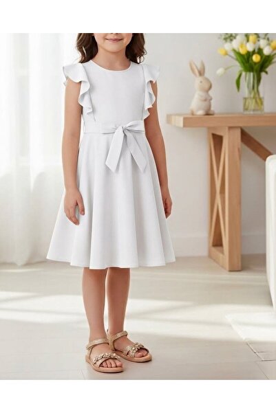 shop Λευκό φόρεμα για κορίτσι