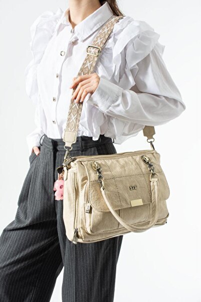 Baginn Y.S.Deri Γυναικεία τσάντα ώμου Vegan δερμάτινη τσάντα χιαστί 30*24 εκ....