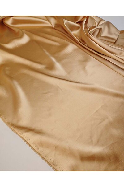 Kumaş Parça Γαλακτώδες καφέ χρώμα σατέν που είναι πλούσιο σε απόχρωση σαμοσόλ...