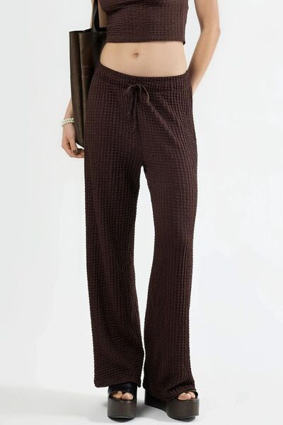 Hiccup BUSEM Παντελόνι με υφή και φαρδιά μπατζάκια