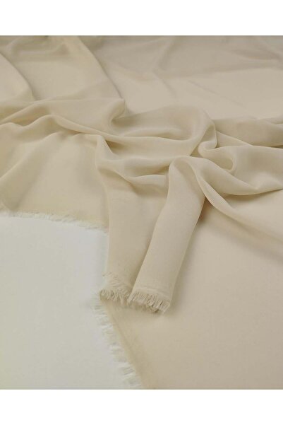 Kumaş Parça Μπεζ Ύφασμα Σιφόν Ρεκτέ 140x300εκ.