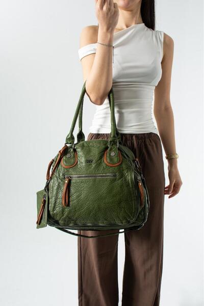 Baginn Y.S.Deri Γυναικεία τσάντα ώμου Vegan δερμάτινη τσάντα χιαστί 30*27 εκ....