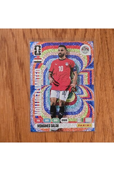 Panini بطاقة لعبة FWC 2026 محمد صلاح الإصدار المحدود والمرخص