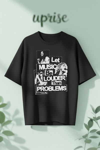 Vordevia Αφήστε τη μουσική να είναι πιο δυνατή από τα προβλήματα Τυπωμένο βαμ...