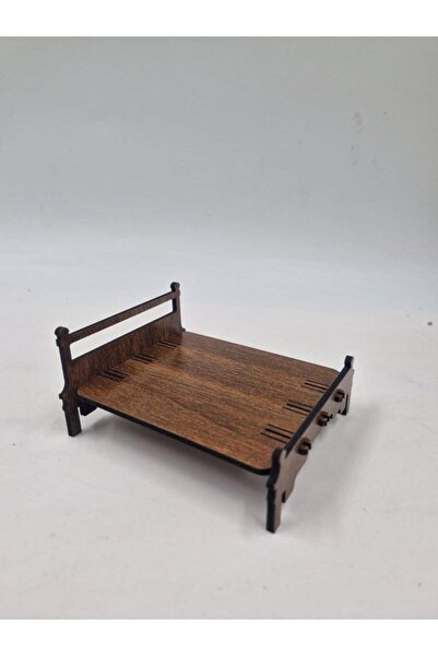 Mu Art Ahşap Ahşap Dekoratif Oyuncak Yatak Evcilik Oyunu 1 Adet