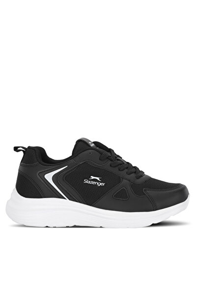 Slazenger FINESSE I Ανδρικά Μαύρα/Λευκά Αθλητικά Παπούτσια για Τρέξιμο & Περπ...