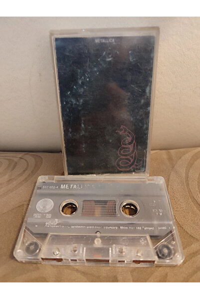 Plakperest Metallica - Black Album- 1992 Türkiye Basım Kaset Albüm 2. el