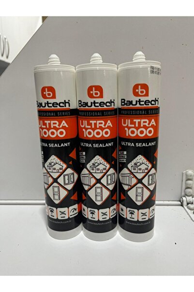 bautech Ultra 1000 Antrasit Mastik 3’lü – Süper Güçlü Yapışma , Suya Dayanıkl...