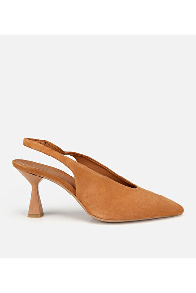 Hotiç Γυναικείο σουέτ δερμάτινο στιλέτο με μαλακή υφή και χαμηλό τακούνι