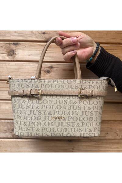 Just Polo Women's Black Hand and Shoulder Bag with Cross Strap for Daily Styl...