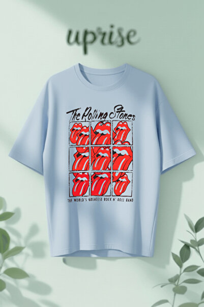 Vordevia The Rolling Stones Τυπωμένο Βαμβακερό Oversize T-shirt