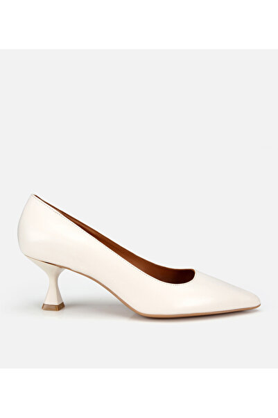 Hotiç Γυναικείο δερμάτινο στιλέτο με κοντό τακούνι