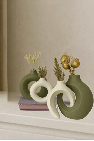 rufhomedesign İskandinav Tarzı Bohem 4’lü Set Vazo Pinterest Pampas Vazosu De...
