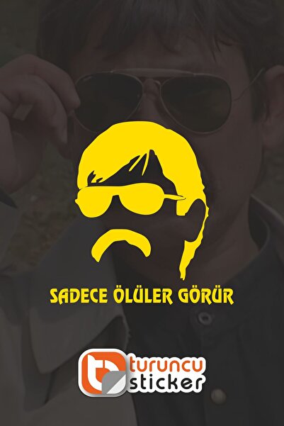 Turuncu Sticker Pala (Only the Dead See) Sticker 15X15 cm – Vehicle – Motor –...