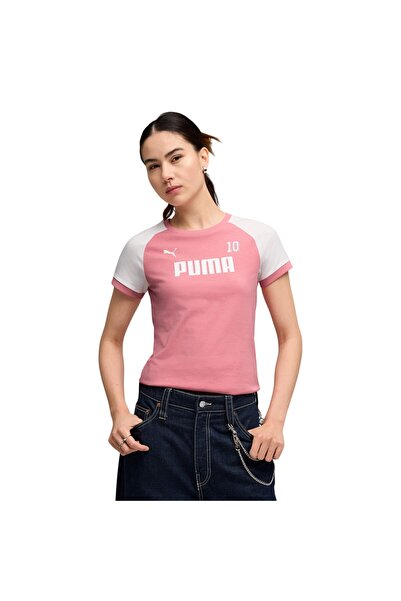 Puma Γυναικείο Ροζ Αθλητικό Μπλουζάκι Ringertee 691862-25