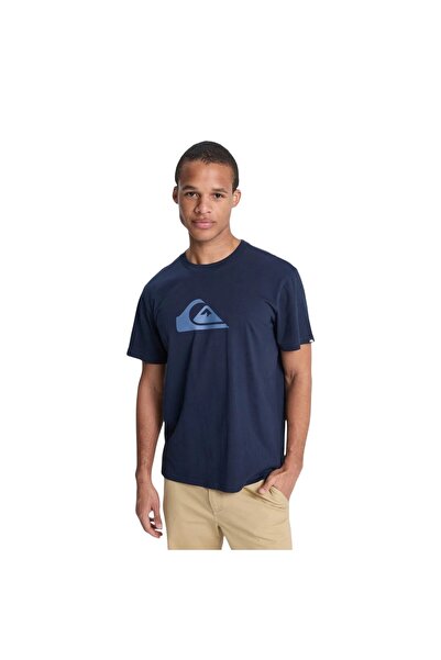 Quiksilver Ανδρικό μπλουζάκι με λογότυπο Lacivert Ev Comp Eqyzt08182-6800