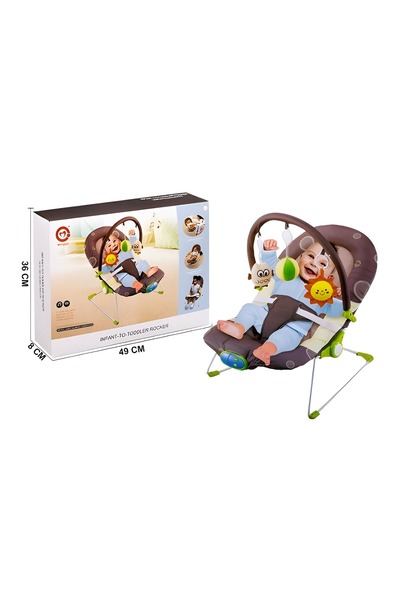 Trendbaby كرسي هزاز للأطفال مريح وآمن من Trend Baby & Trend Kids