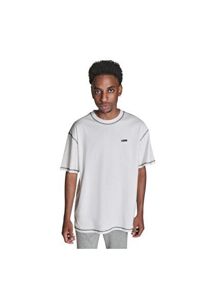 Converse Ανδρικό λευκό μπλουζάκι Cons Ss Tee Cvm6k034-wht