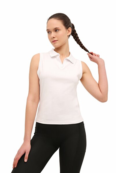 Kinetix WB POLO YAKA 10MDK212 5FX Ekru Kadın Atlet