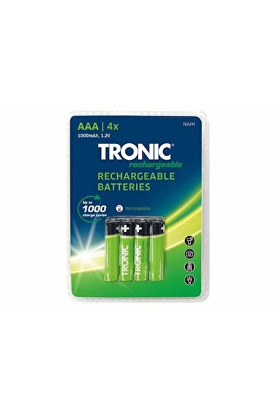Tronic Set Acumulatori R3 AAA 1.2V 1000 mAh Gata incarcati , 4 bucati