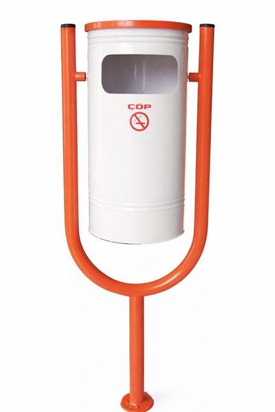 EnnovaX Tek Ayaklı Küçük Dış Mekan Çöp Kovası
