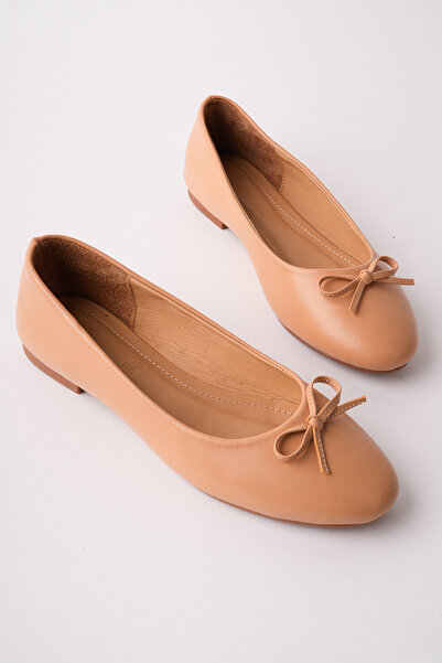 Madam Tarz JBR-S01 Μπαλαρίνες με επίπεδη σόλα από γνήσιο δέρμα