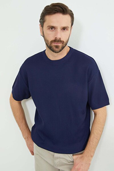 Fulla Moda Thessaloniki Knitted Patterned Knitwear T-Shirt