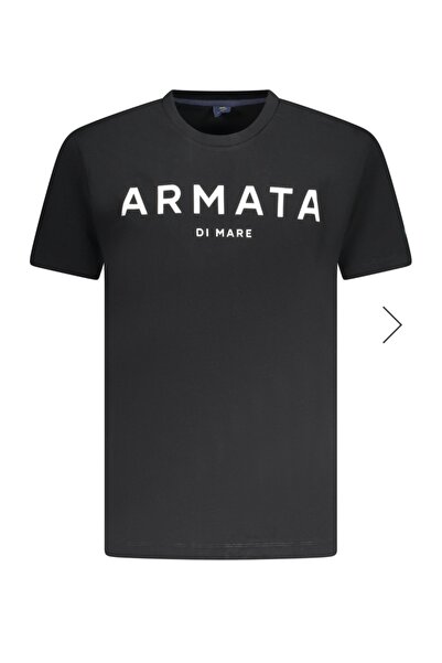 Armata Di Mare Ανδρικό T-shirt, 100% βαμβάκι, Λογότυπο μπροστά, Μαύρο