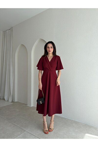 Mooi Butik ΦΡΕΣΚΟ ΦΟΡΕΜΑ ΜΙΝΤΙ 8984 - ΒΟΡΝΤΟ