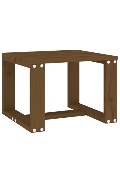 vidaxl Honey brown garden side table 40x38x28.5 cm solid pine wood