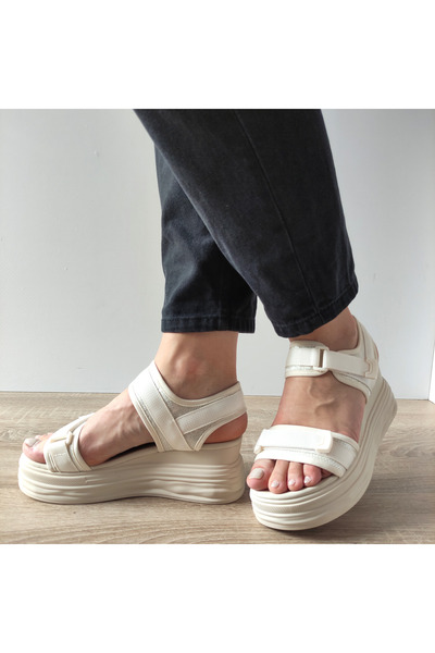 FORMAZIONE Γυναικεία Casual Σανδάλια 1036139 ΚΡΕΜ - Κρεμ, 38