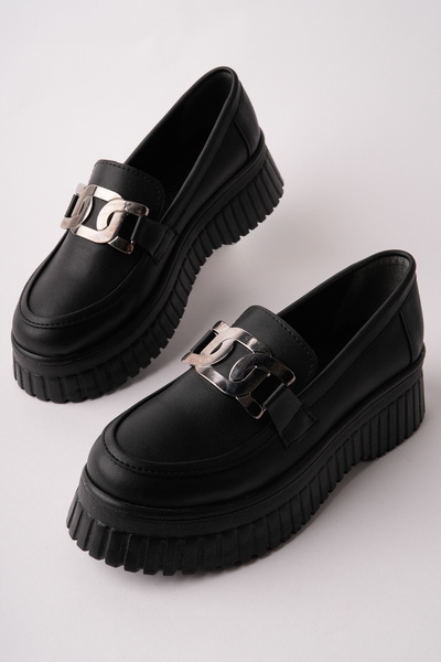 Madam Tarz BLN-1299 Loafer με χοντρή σόλα και αγκράφα