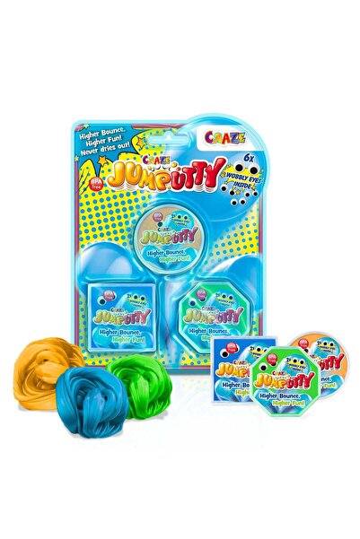 CRAZE Jumputty plastilina saritoare blister 3 buc diverse culori