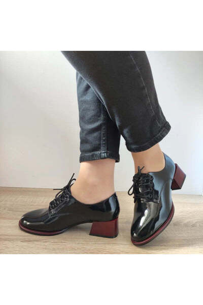 PASS Γυναικεία casual παπούτσια 550020A 01-L ΜΑΥΡΗ ΛΑΚΑ - Μαύρο, 37